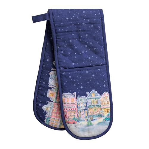 Double Oven Mitts 100% Cotton Double Oven Glove