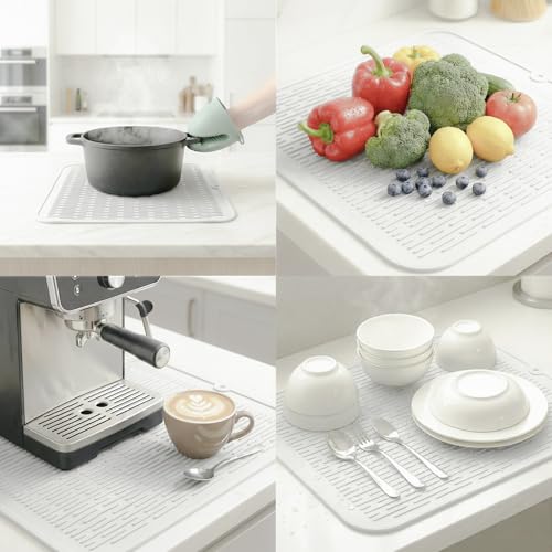 Silicone Dish Drying Mat for Multiple Usage