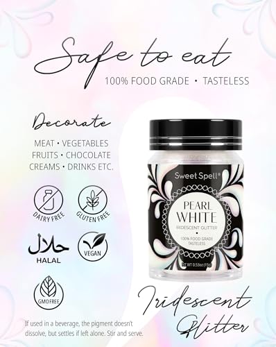 Pearl Edible Glitter for Drinks