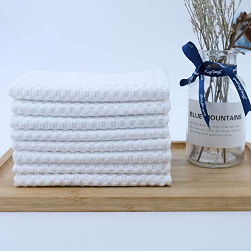 380 GSM Microfiber Waffle Kitchen Dish Cloth (8 Count)