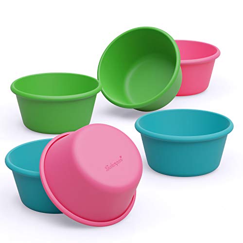 Silicone Jumbo Muffin Liners for Baking (6 Count)