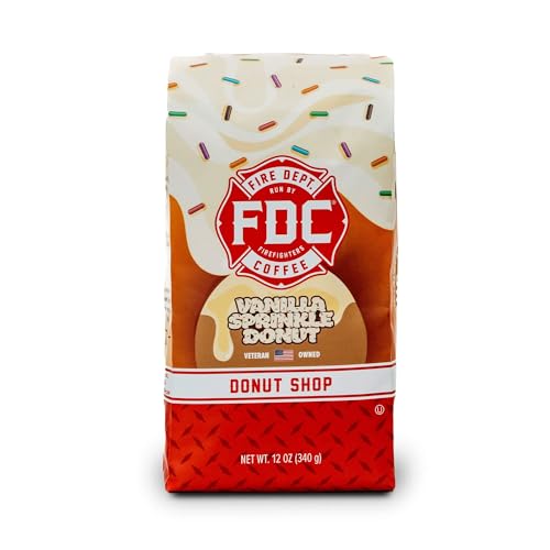 Vanilla Sprinkle Donut Whole Bean Coffee (12 Ounce)