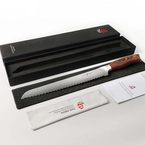 Bread Knife 10 inch Upgraded Serrated Knife for Homemade Sourdough Bread