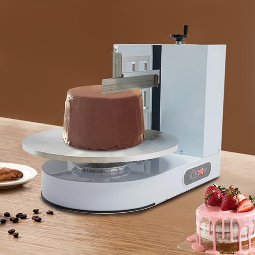 Electric Cake Decorating Machine Cream Coating Spreading Smooth Machine Surface Scraper for 4