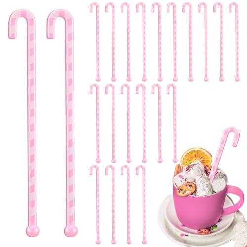 30Pcs Christmas Drink Stirrer Candy Cane Stir Stick (30 Count)