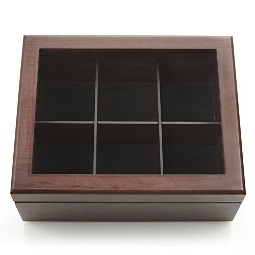 Tea Box Luxury Wooden Tea Bag Organizer from The Apace Premier Collection