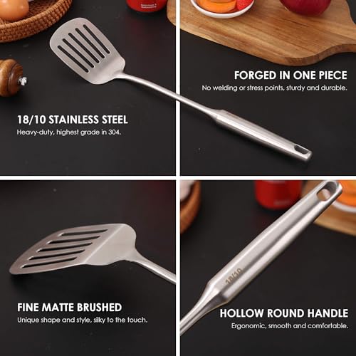 18 10 Stainless Steel Kitchen Utensils Set (8 Count)