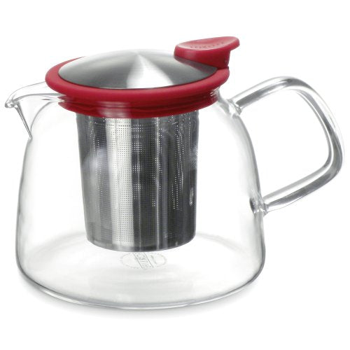 Bell Glass Teapot with Basket Infuser
