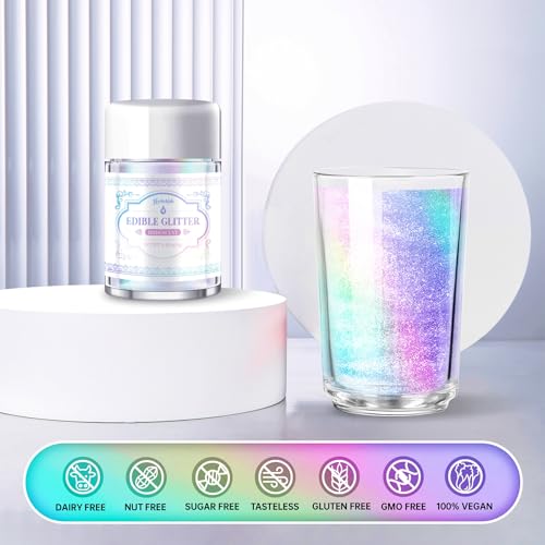 Iridescent Edible Glitter