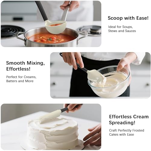 Silicone Kitchen Cooking Utensils Set
