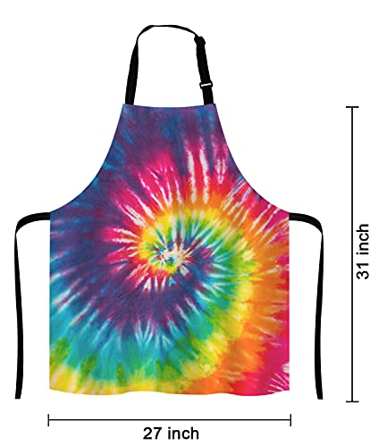Tie Dye Kitchen Cooking BBQ Chef Apron