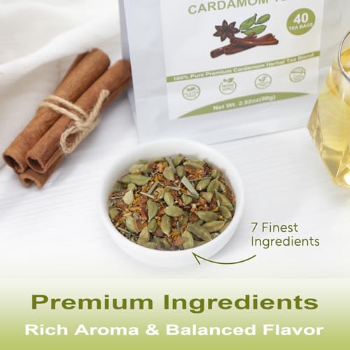 Cardamom Tea Bags (40 Count)