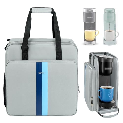 Travel Coffee Maker Carrying Bag Single Serve Coffee Maker Portable Storage Bag with Fully Open Design