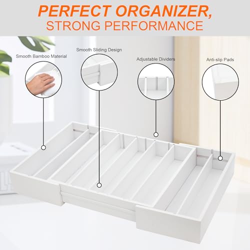 Bamboo Drawer Organizer