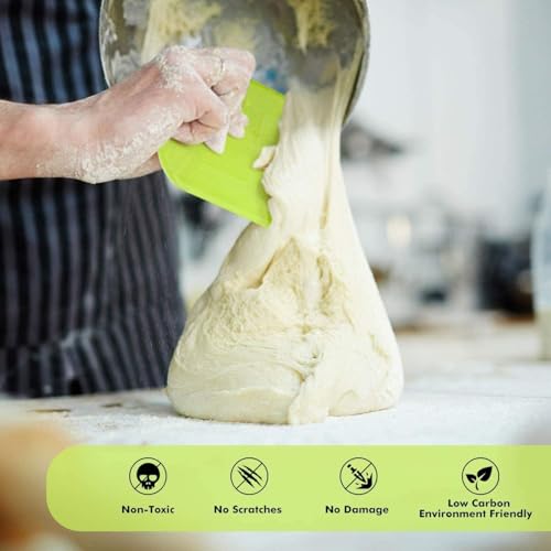 Dough Scraper Bench Scraper (3 Count)