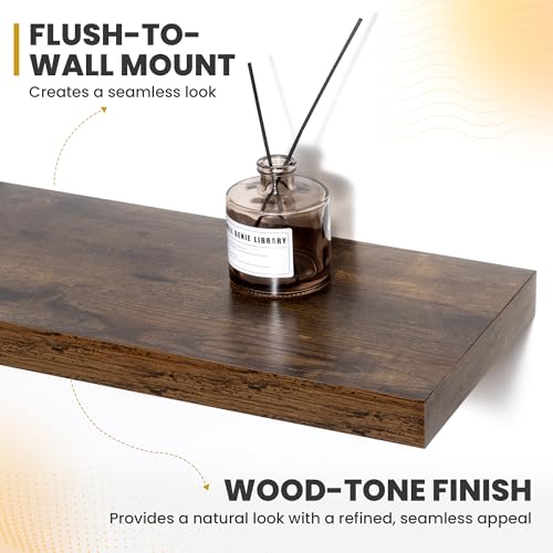 72 Inch Floating Shelves