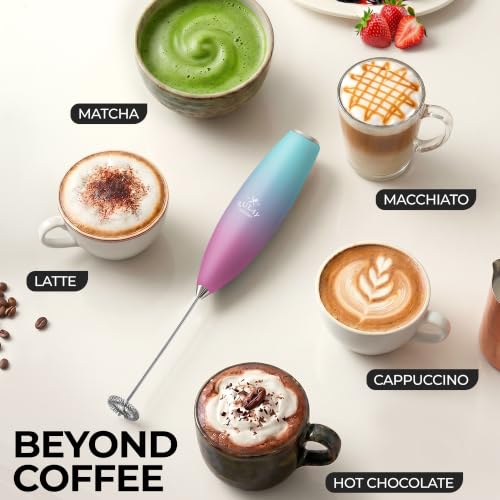 Zulay Powerful Milk Frother for Coffee with Upgraded Titanium Motor