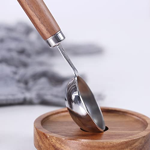 Wooden Long Handle Coffee Bean Scoops 1 tbsp for Ground Coffee
