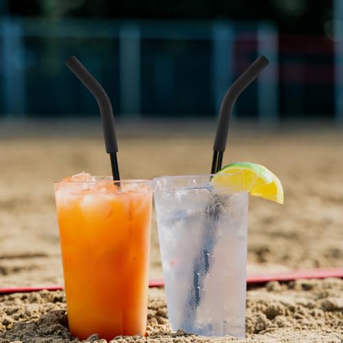 6pcs Food Grade Silicone Straw Tips (6 Count)