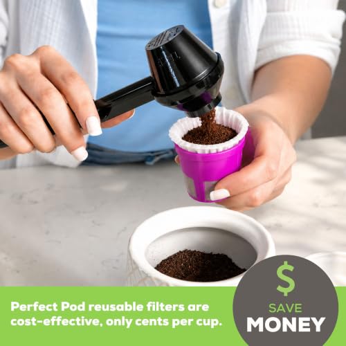 Café Filters Paper Liners for Reusable K (500 Count)