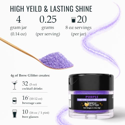 Brew Glitter Edible Glitter for Drinks
