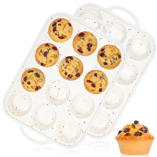 Regular Size Muffin Pan with Metal Reinforced Frame (2 Count)