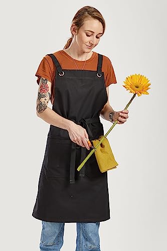 Crossback Kitchen Apron for Cooking
