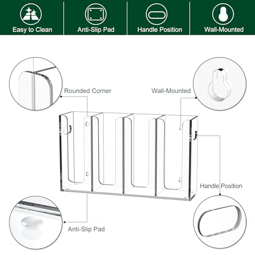 Disposable Coffee Cup Dispenser with Handles (4 Count)