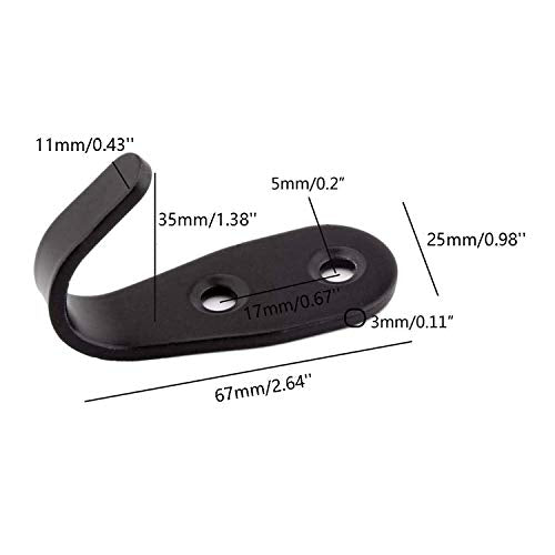 Heavy Duty Wall Hooks (10 Count)