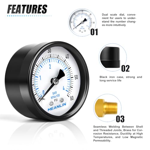 0 60Psi 2" DIAL FACE 1