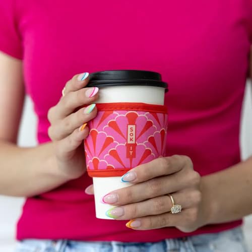 HotSok Coffee & Tea Reusable Insulated Neoprene Cup Sleeve