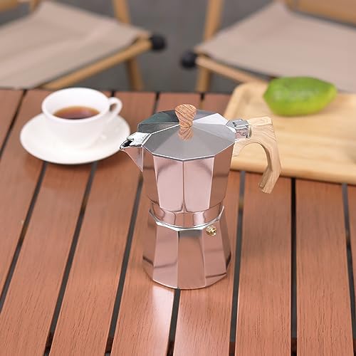 Stovetop Espresso Maker Aluminum Moka Pot 6 Cups Cuban Coffee Maker Stovetop Coffee Maker Moka Italian Espresso