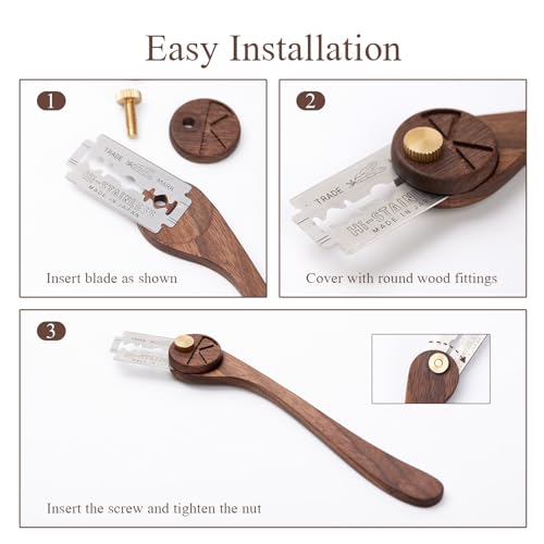 Bread Lame with 5 Feather Blades (5 Count)