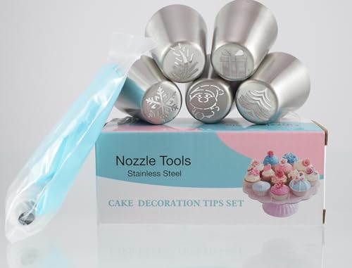 Christmas Piping Bags and Tips Set (2 Count)