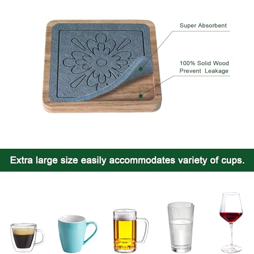 Square Coasters for Drinks