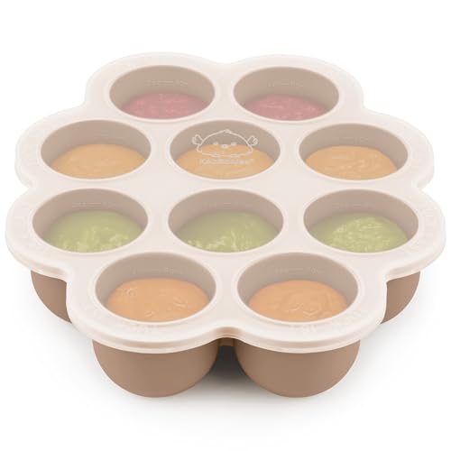 Silicone Food Freezer Trays with Lid (10 Count)