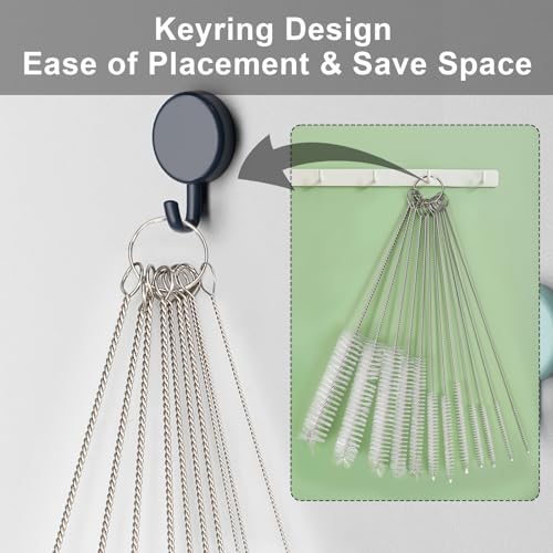 12 Pcs Straw Cleaner Brushes Set (12 Count)