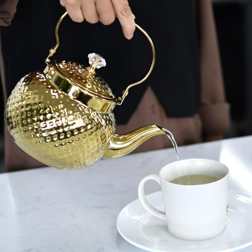 2L Hammered Tea Kettle Stovetop