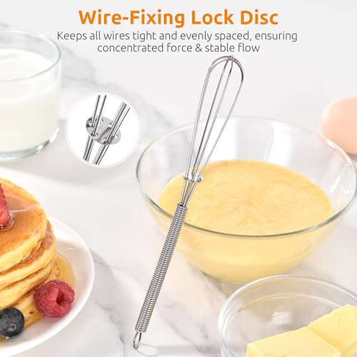 Small Mini Whisks for Cooking (2 Count)