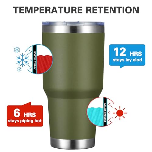 30oz Insulated Tumbler With Lids and Straws (4 Count)
