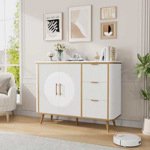 47.3" Modern Buffet Cabinet with Storage