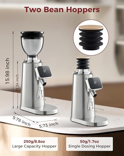E2 Gen3 Espresso Machine with G3 64mm Flat Burr Coffee Grinder