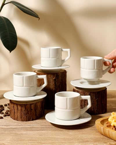 Ceramic Coffee Mugs Set of 4 (4 Count)