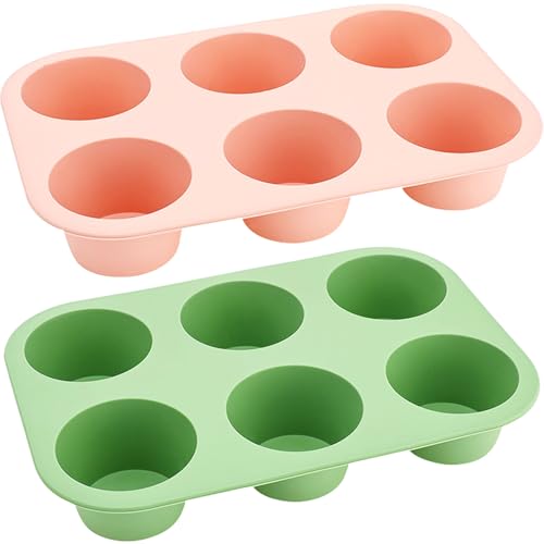6 Cups Silicone Muffin Pan Set