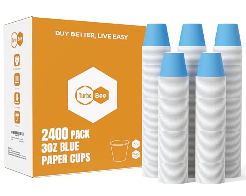3oz Disposable Paper Cups 2400Pack (2400 Count)