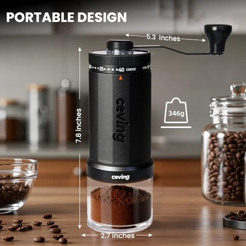World's First 60g Large Capacity Manual Coffee Grinder