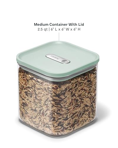 2.5 qt Glass Airtight Food Storage Container with Lid
