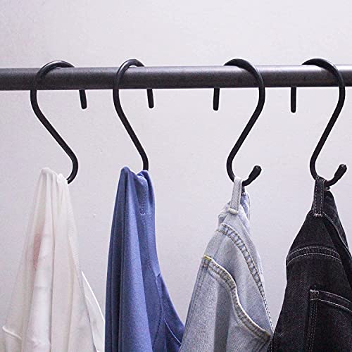 4 Pack Large S Hooks for Hanging Heavy Duty (4 Count)