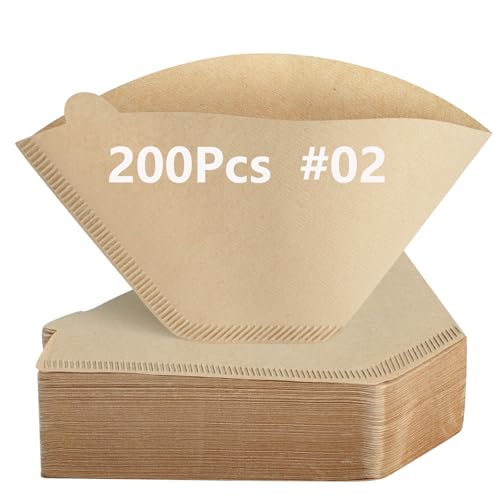 200Pcs Cone Coffee Filters #2 (200 Count)