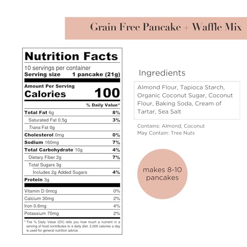 Grain Free Pancake & Waffle Mix (7.3 Ounce)